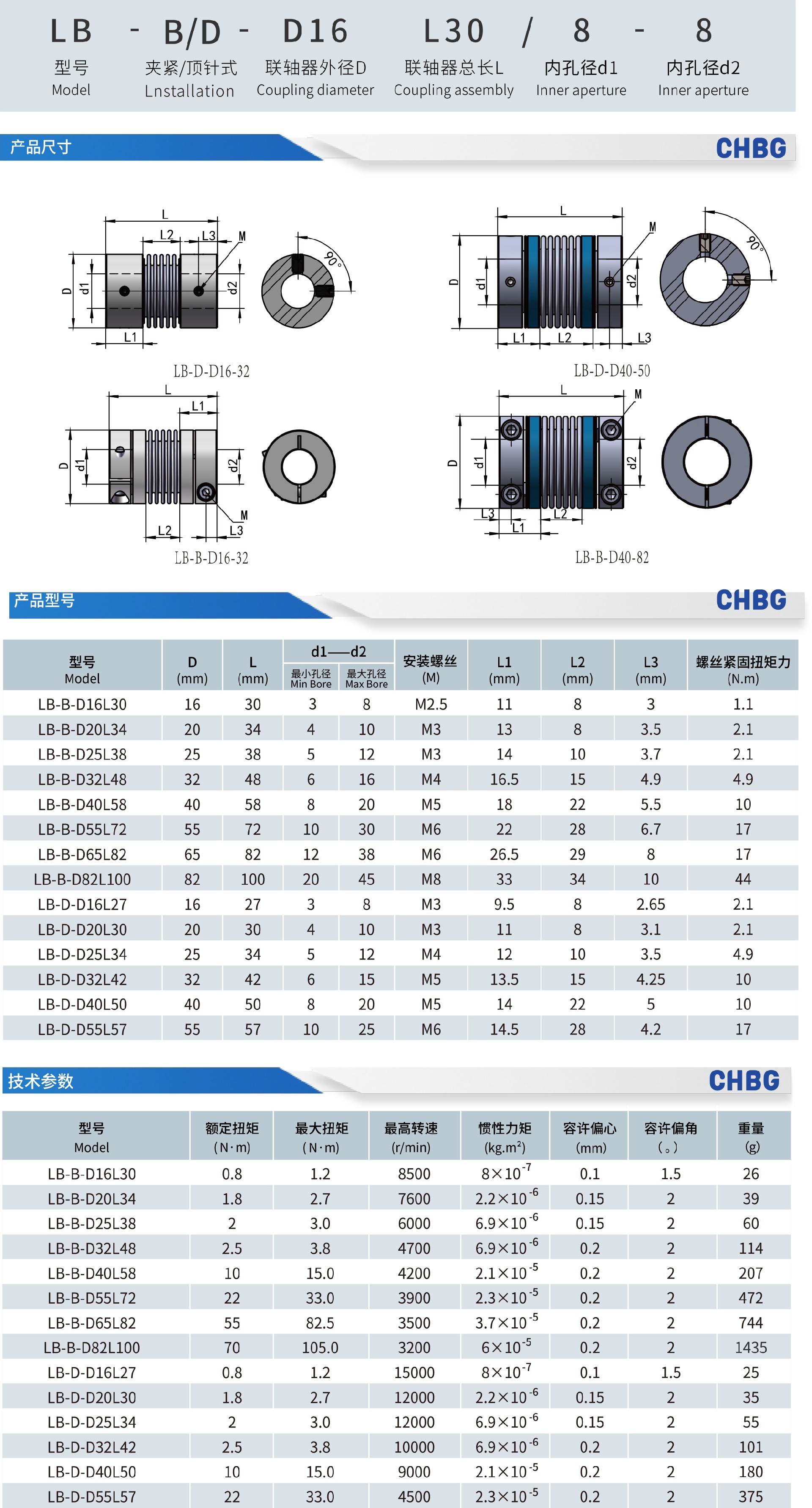 LB波纹管联轴器